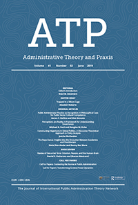 Cover image for Administrative Theory & Praxis, Volume 41, Issue 2, 2019