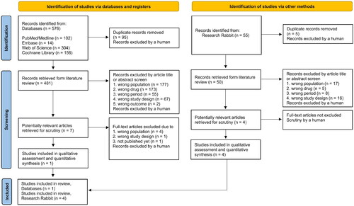 Figure 1. Flow diagram of the review process according to the Preferred Reporting Items for Systematic Reviews and Meta-analyses (PRISMA) statement.