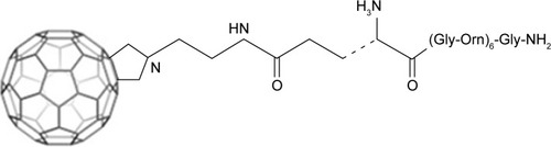 Figure 32 An analogous peptide lacking the fullerene part.