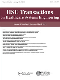 Cover image for IISE Transactions on Healthcare Systems Engineering, Volume 9, Issue 1, 2019