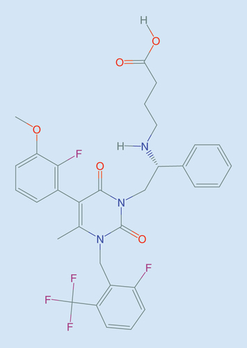 Figure 2. Elagolix.