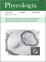 Cover image for Phycologia, Volume 30, Issue 2, 1991