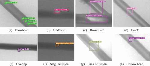 Figure 8. The result of detection.