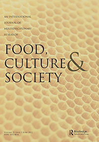 Cover image for Food, Culture & Society, Volume 25, Issue 3, 2022