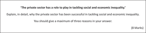 Figure 7. Question 10, National 5, 2019