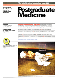 Cover image for Postgraduate Medicine, Volume 93, Issue 1, 1993