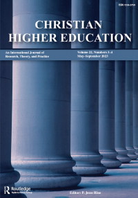 Cover image for Christian Higher Education, Volume 22, Issue 3-4, 2023