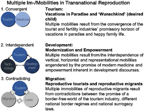 Figure 2. Multiple mobilities in transnational reproduction, developed by Schurr.