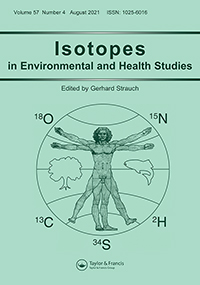 Cover image for Isotopes in Environmental and Health Studies, Volume 57, Issue 4, 2021