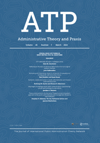 Cover image for Administrative Theory & Praxis, Volume 45, Issue 1, 2023