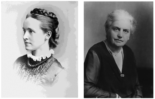 Millicent Fawcett (left) and Eleanor Florence Rathbone (right).Source: Wikipedia.