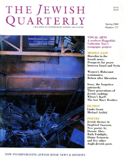 Cover image for Jewish Quarterly, Volume 47, Issue 1, 2000
