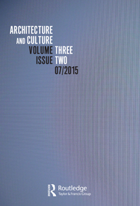 Cover image for Architecture and Culture, Volume 3, Issue 2, 2015