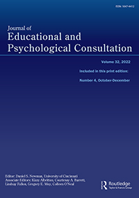 Cover image for Journal of Educational and Psychological Consultation, Volume 32, Issue 4, 2022