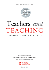 Cover image for Teachers and Teaching, Volume 25, Issue 8, 2019