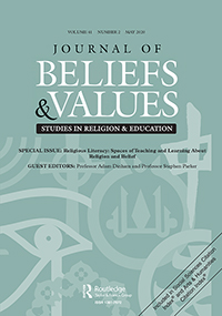 Cover image for Journal of Beliefs & Values, Volume 41, Issue 2, 2020