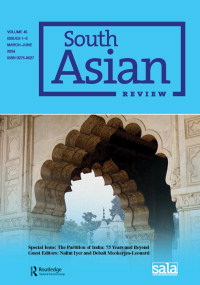 Cover image for South Asian Review, Volume 45, Issue 1-2, 2024