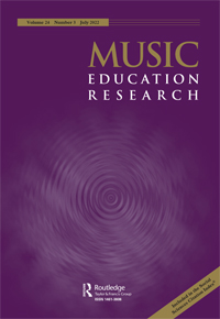 Cover image for Music Education Research, Volume 24, Issue 3, 2022