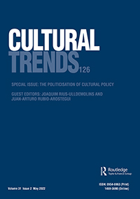 Cover image for Cultural Trends, Volume 31, Issue 2, 2022