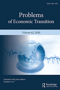 Cover image for Problems of Economic Transition, Volume 62, Issue 4-6, 2020