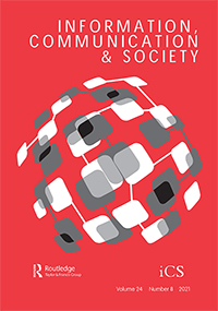 Cover image for Information, Communication & Society, Volume 24, Issue 8, 2021