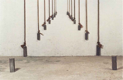 Figure 10. Jorge Macchy. Perspective. 1991. Installation. (Artwork copyright and photograph copyright © Jorge Macchi). (Macchi, Citation2012).