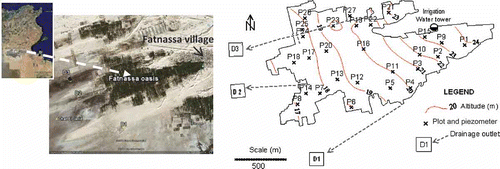 Fig. 1 Study area and sampling locations.