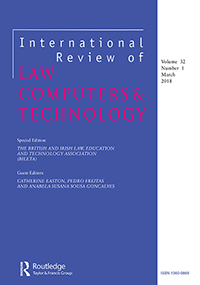 Cover image for International Review of Law, Computers & Technology, Volume 32, Issue 1, 2018