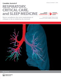 Cover image for Canadian Journal of Respiratory, Critical Care, and Sleep Medicine, Volume 8, Issue sup1, 2024