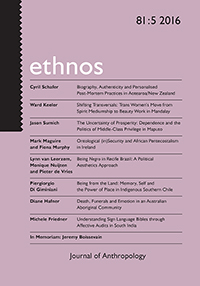 Cover image for Ethnos, Volume 81, Issue 5, 2016