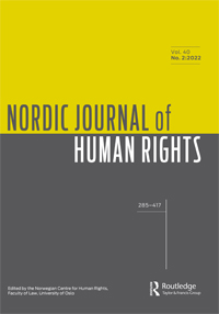 Cover image for Nordic Journal of Human Rights, Volume 40, Issue 2, 2022