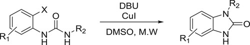 Scheme 21. Synthesis of N-substituted 1,3-dihydrobenzimidazol-2-ones.