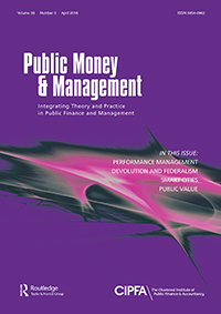 Cover image for Public Money & Management, Volume 38, Issue 3, 2018