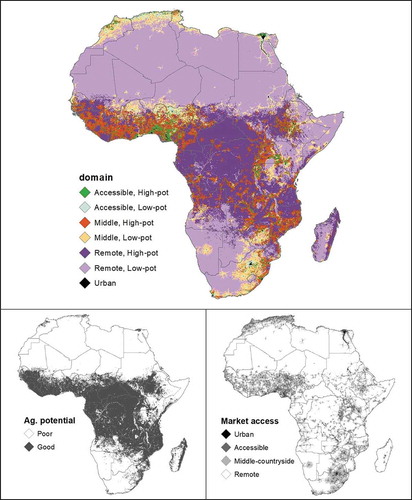 Figure 1. Map of economic geographies in Africa