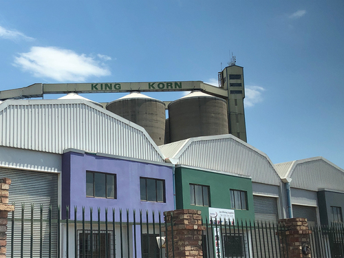Figure 3. The towers of the King Korn processing plant of Tiger Brands in Potchefstroom (Source: Author’s Own).