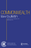 Cover image for Commonwealth Law Bulletin, Volume 40, Issue 4, 2014