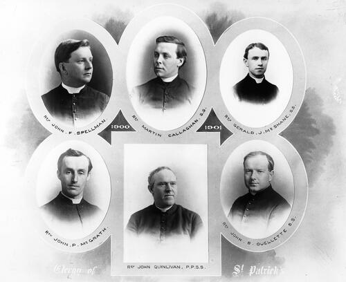 Figure 5 William Notman & Sons, Clergy of St. Patrick's Church, Montreal, QC, 1900. Composite 1900, copied 1903. Digital positive from glass plate negative, 20 × 25 cm. II-145300.0, McCord Museum, Montreal.