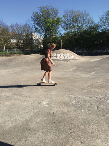 Figure 2. Learning to skate at Hackney Bumps 2017.