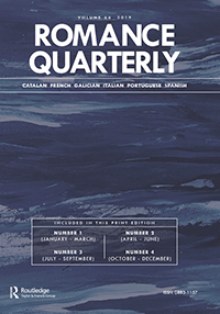 Cover image for Romance Quarterly, Volume 66, Issue 3, 2019