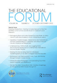 Cover image for The Educational Forum, Volume 86, Issue 4, 2022