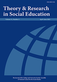 Cover image for Theory & Research in Social Education, Volume 51, Issue 2, 2023