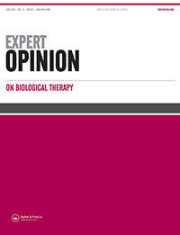 Cover image for Expert Opinion on Biological Therapy, Volume 21, Issue 6, 2021