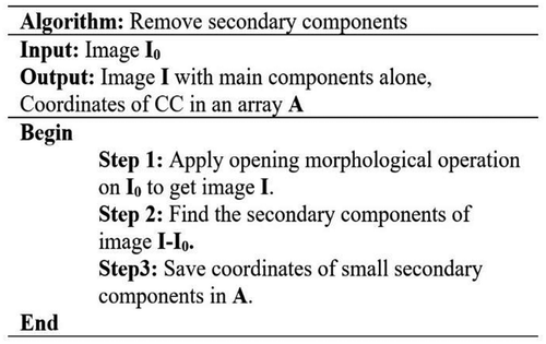 Figure 5. Filling Holes Operation (a) Original image, (b) Image after holes filling.