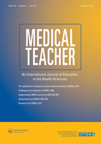 Cover image for Medical Teacher, Volume 39, Issue 6, 2017