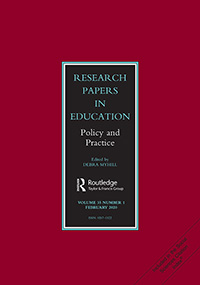 Cover image for Research Papers in Education, Volume 35, Issue 1, 2020