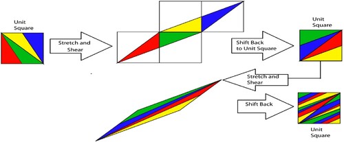 Figure 4. Iterated Succession of Arnold Cat Map.