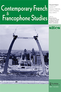 Cover image for Contemporary French and Francophone Studies, Volume 21, Issue 4, 2017