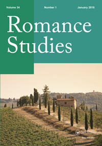 Cover image for Romance Studies, Volume 34, Issue 1, 2016