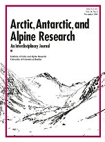 Cover image for Arctic, Antarctic, and Alpine Research, Volume 36, Issue 4, 2004
