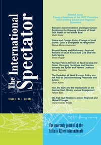 Cover image for The International Spectator, Volume 52, Issue 2, 2017